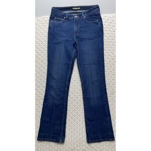 Riders Instantly‎ Slims You Jeans Womens Tag 12/34L Blue Denim  Dark Wash (32x35